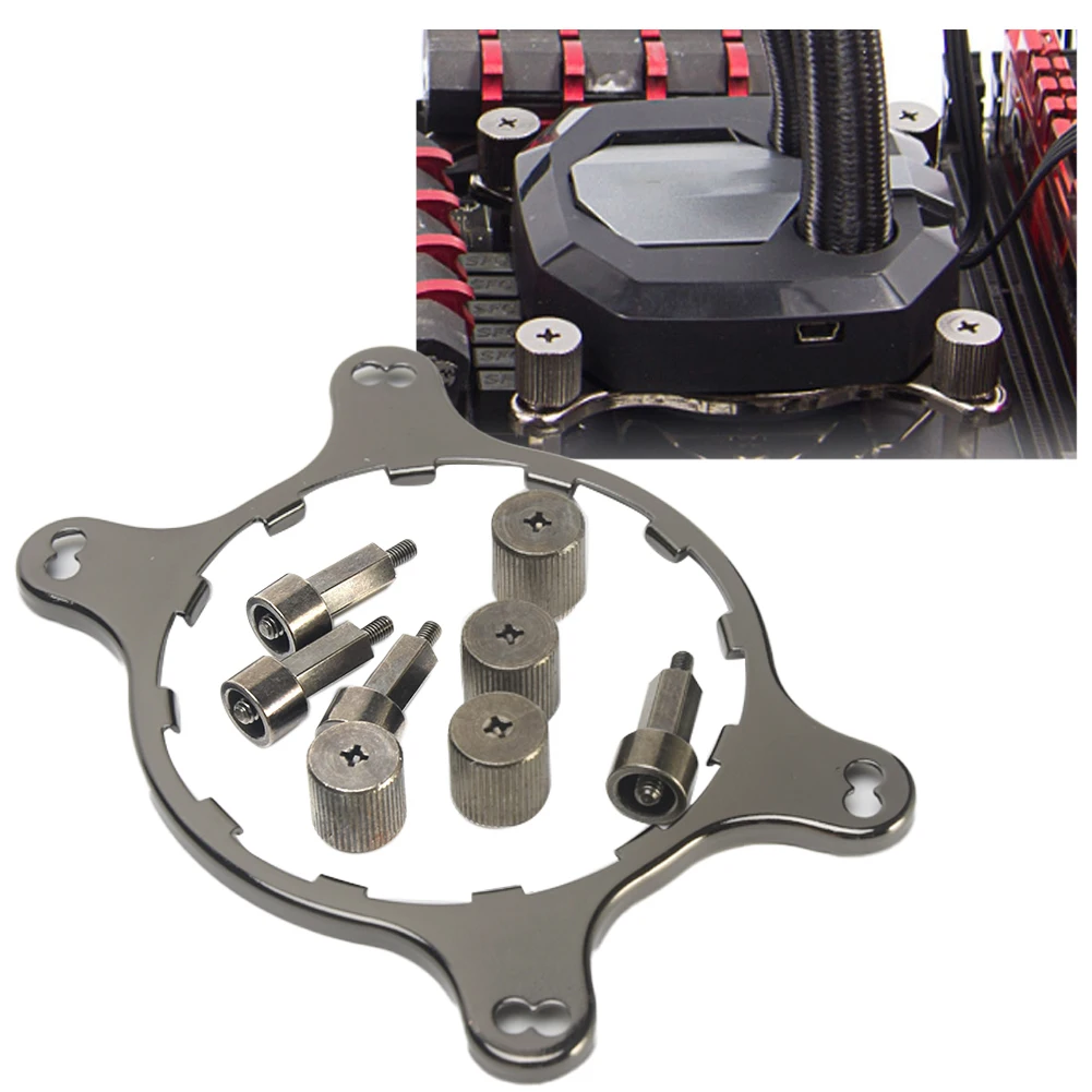 Support Accessories Round Computer Heatsink Radiator Mount Back Plate