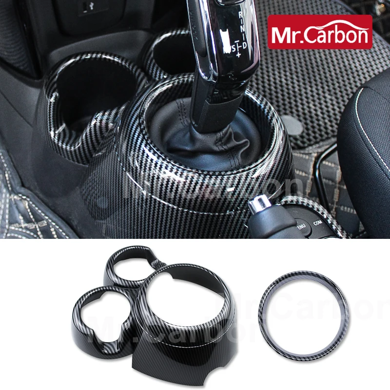 

Car Water Cup Holder gear lever Panel Decorative Cover For M 1 Coope rS J C W F 54 F 55 F 56 F 57 F 60 Car Interior Protective