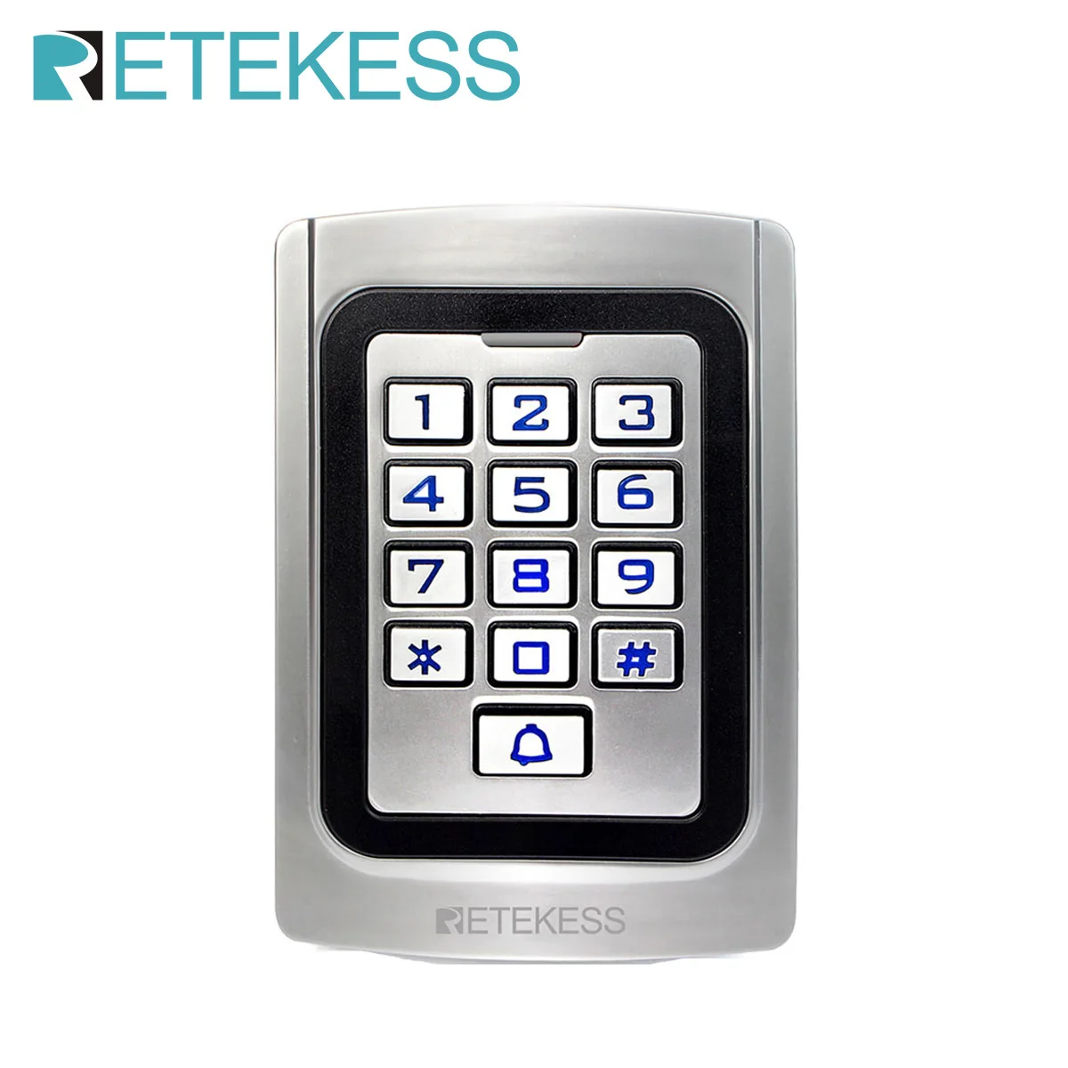 RETEKESS T-AC04 RFID 도어 액세스 제어 시스템 차고 키패드 IP68 방수 금속 케이스 창고 가정용 2000명 ..