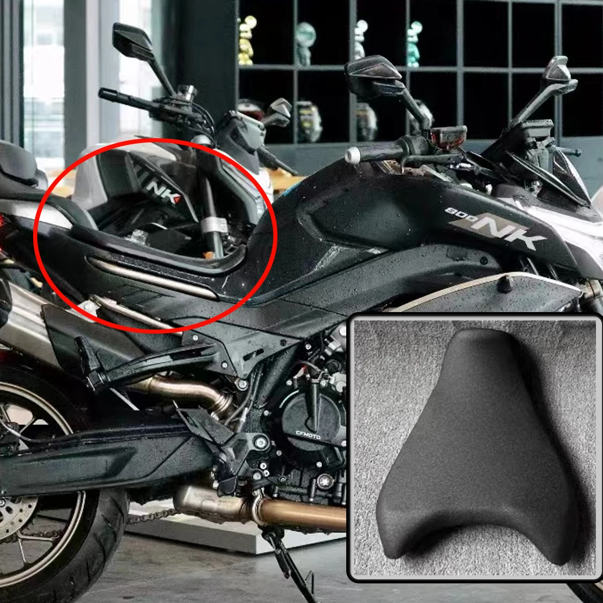 Motorcycle 800NK CF800 modified front seat cushion seat bag Higher Lower the cushion For CFMOTO 800NK NK 800