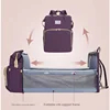 Mother Baby Leather Pu Bag Mommy Storage Double Bag Baby Bag Travel Backpack Diaper Bag Mom Skin Bag Baby Shoulder Stroller 2