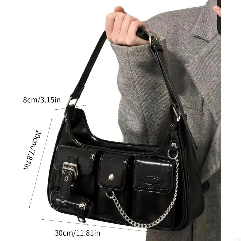 28GD Functional and Stylish Shoulder Bag with Multiple Pockets Adjustable Strap Perfect for Everyday Use and Travel