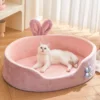 Soft Pet Bed Detachable Washable Dog Sleeping Very Soft Comfortable Warm Cat Mats Four Seasons Detachable Pet Beds Supplies 3