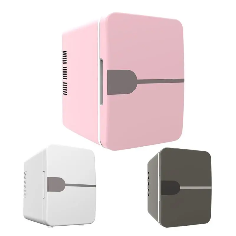 휴대용 자동차 보온 및 냉방 냉장고, 6L, 12V DC 220V AC 캠핑 냉장고, 차량 여행 쿨러 워머, 드라이브용 