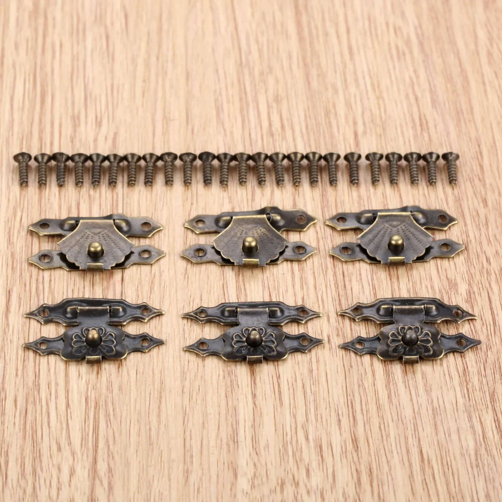Jewelry Box Padlock Hasp Locked Handbag Buckle Furniture Zinc Alloy 10Pcs/lot