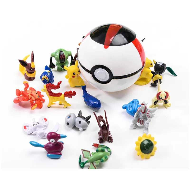 Pokemon Pokeball Brinquedos para Crianças, Pikachu, Bola de Elfos Kawaii,  Figura de Ação Aleatória, Bonecas, Decoração de Aniversário, Venda Quente -  AliExpress