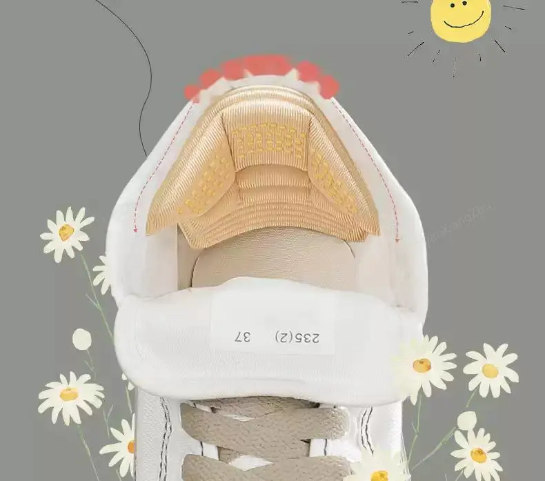1 Pair Heel Stickers Heel Protectors Sneaker Shrink Size Insoles Anti-wear Feet Shoe Pads Adjust Size High Heel Cushion Inserts