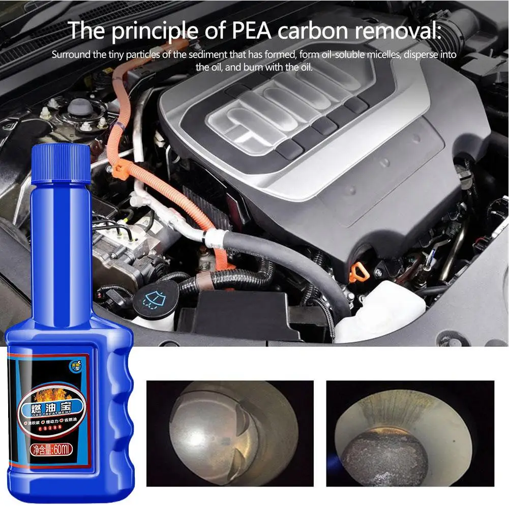 Fuel Saver 60Ml Car Fuel Treasure Fuel Saver Additive To Save Gas Oil Increase Power For Remove Engine Carbon Deposit Or Quick Easy Starts