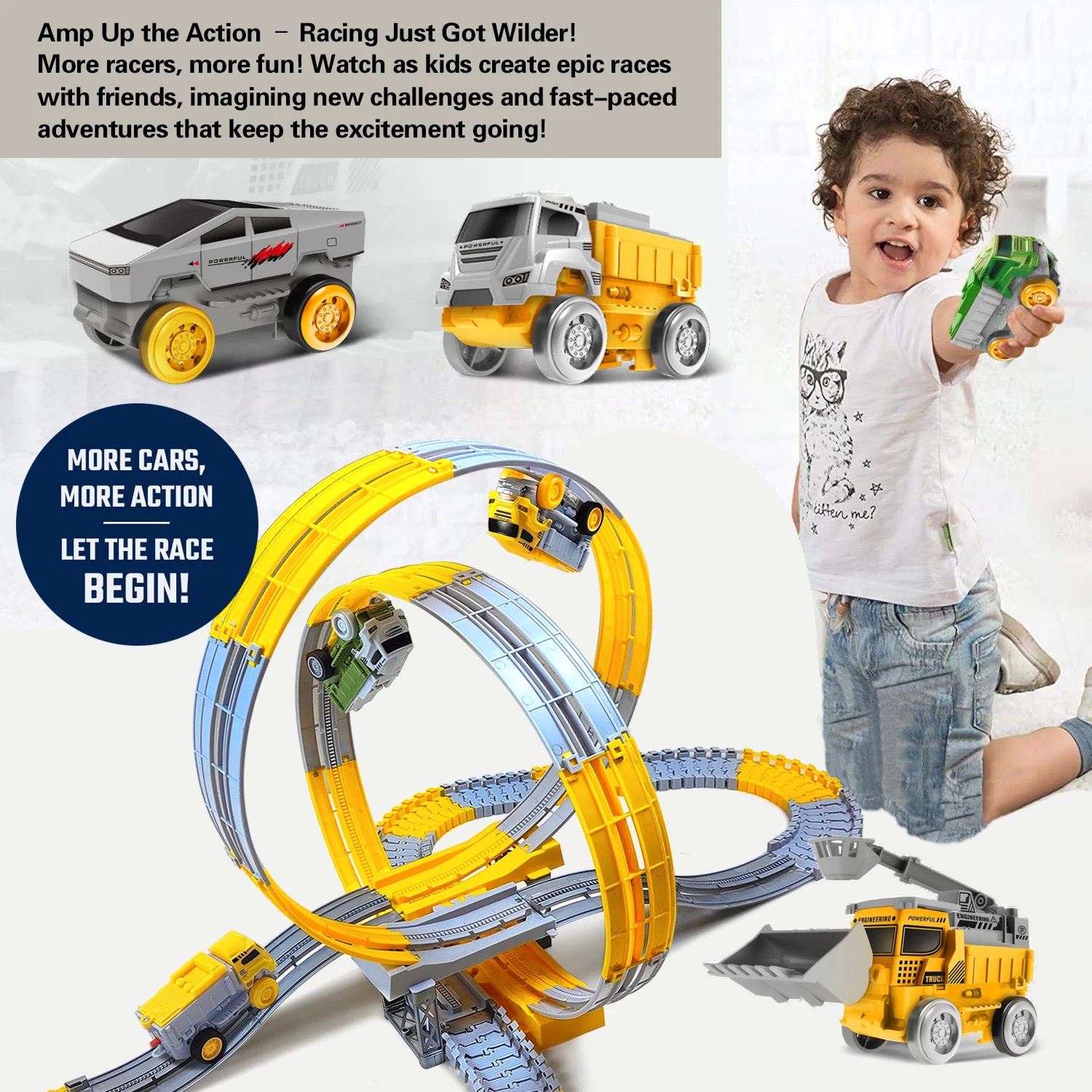 Magic Climbing Electric Track Car Toy 5