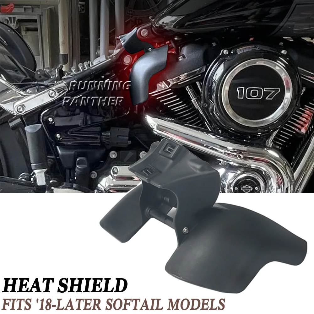 

Новый средний каркас, дефлектор воздуха для моделей Harley Softail, мотоциклетный черный средний каркас, дефлектор воздуха, тепловой крышки панелей 2018-2023