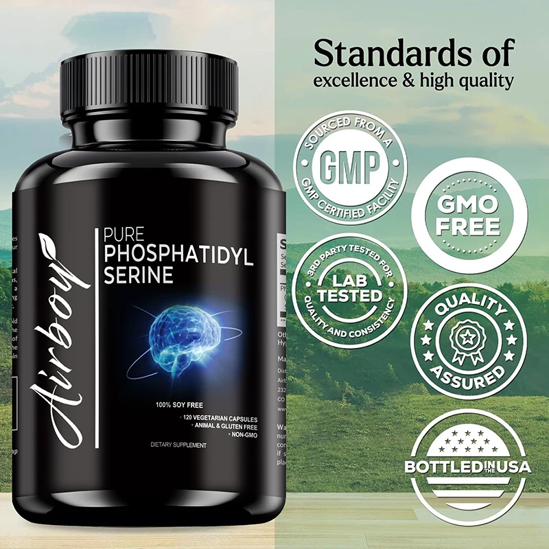 Phosphatidylserine Capsules Enhance Memory Concentration Refresh Mind Relieve Stress