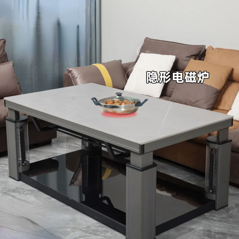 Electric heating table, lifting coffee table, electric heater, electric oven table, household living room, energy-saving