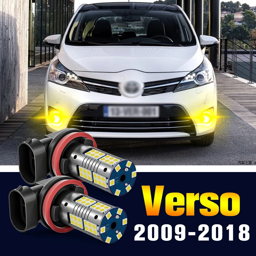 Bombilla antiniebla para Toyota accesorios de 2 piezas, 2009 2018, 2010, 2011, 2012, 2014, 2015, 2016, 2017| | - AliExpress