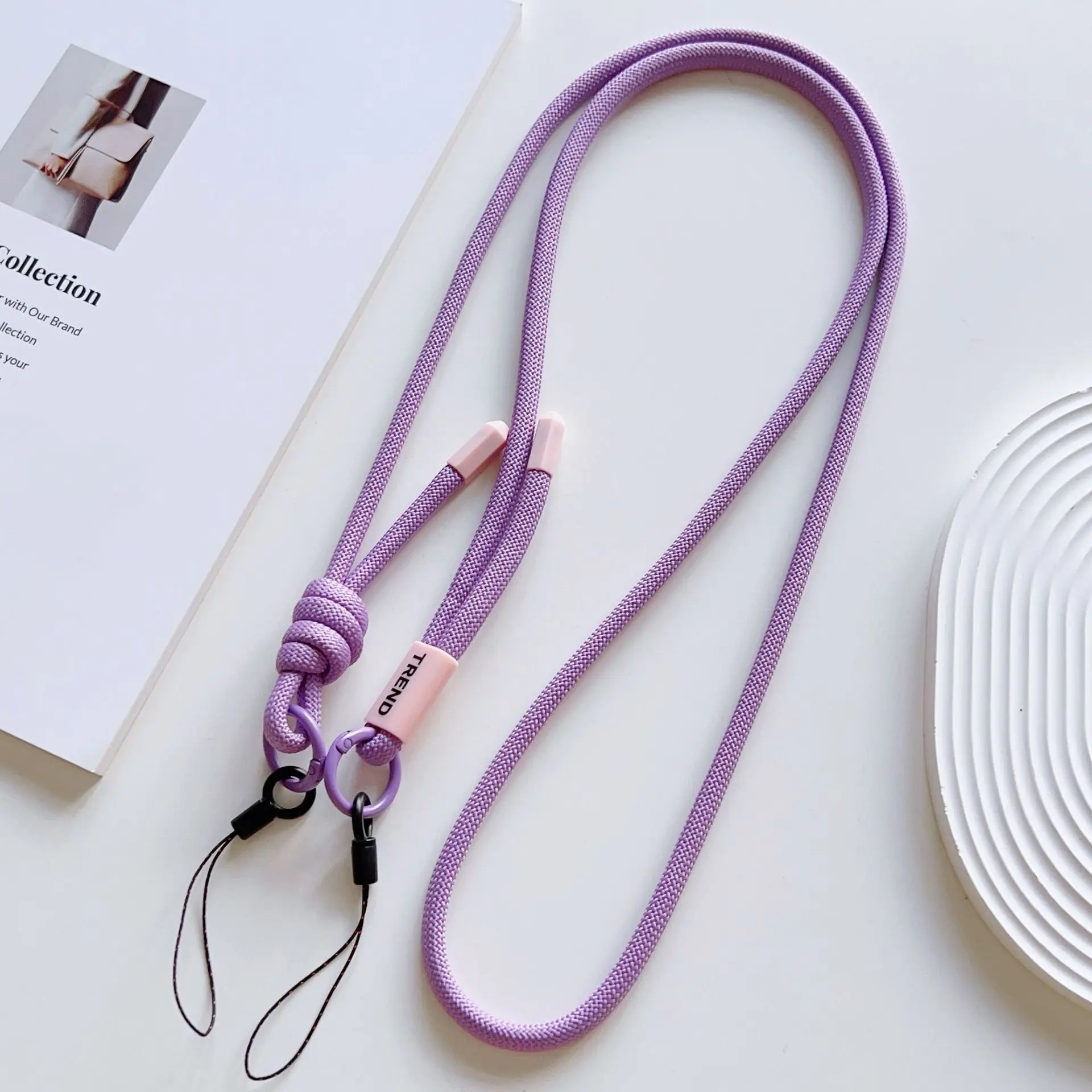 Adjustable Universal Phone Lanyard with Card Holder and Anti-Lost Feature