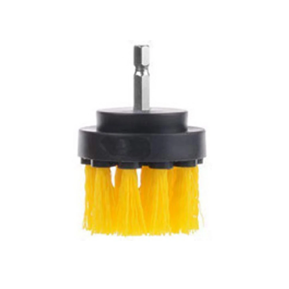 Polisher Drill Brush Attachment Set 2"/3.5"/4"/5" Brush 1/4" Shank