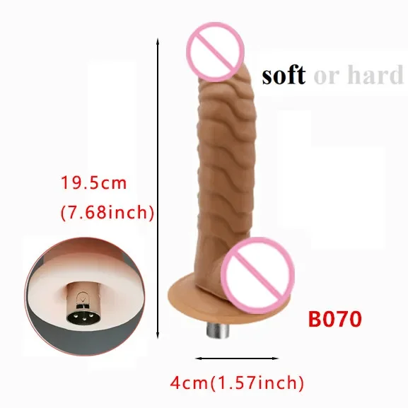 Soft Silicone Anal Dildos with 3XLR Connerect for Automatic Sex Machine Adult Love Machine Accessories for Women Couple Sex Toys