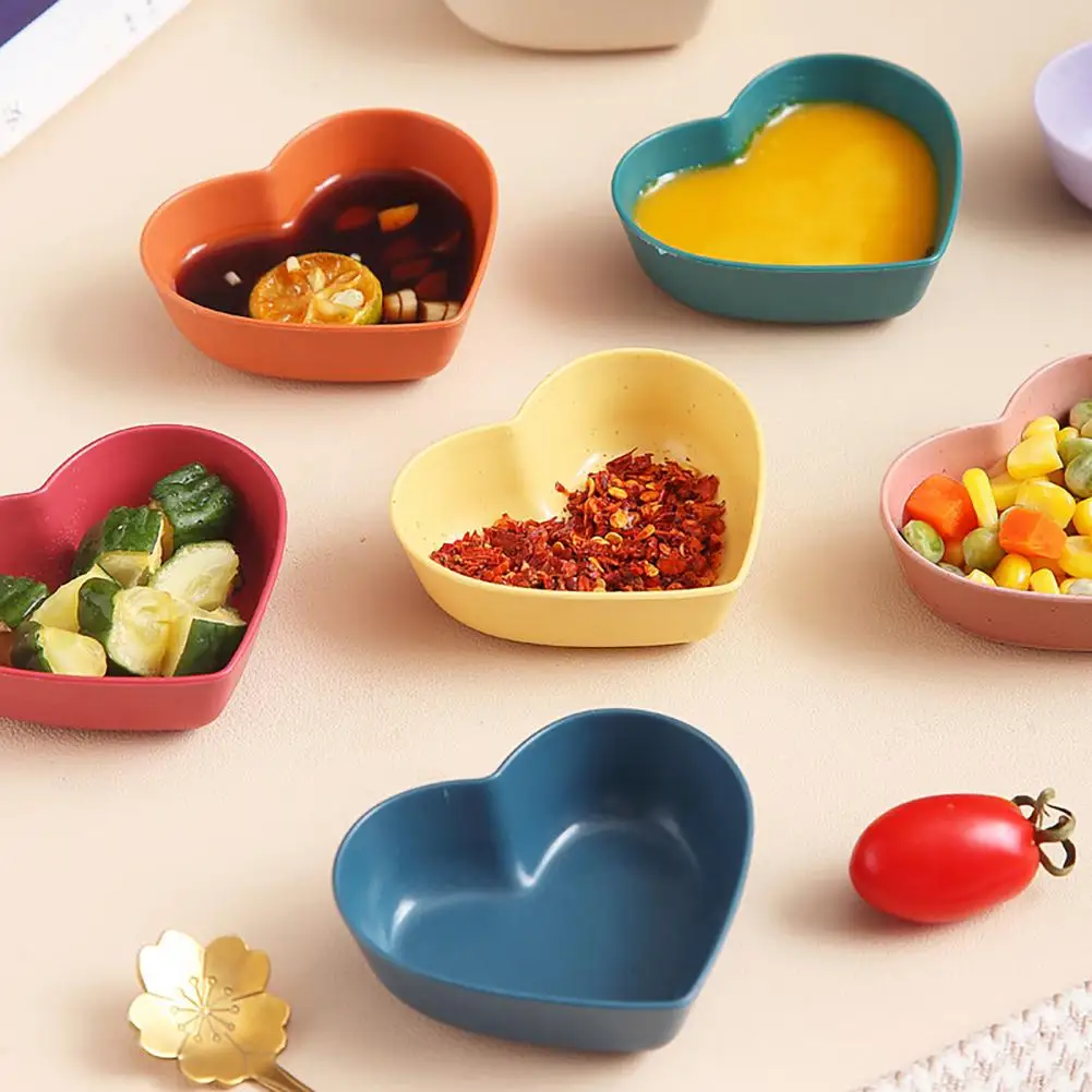 Snack Plate Heart-shaped Nordic Style Dessert Dish