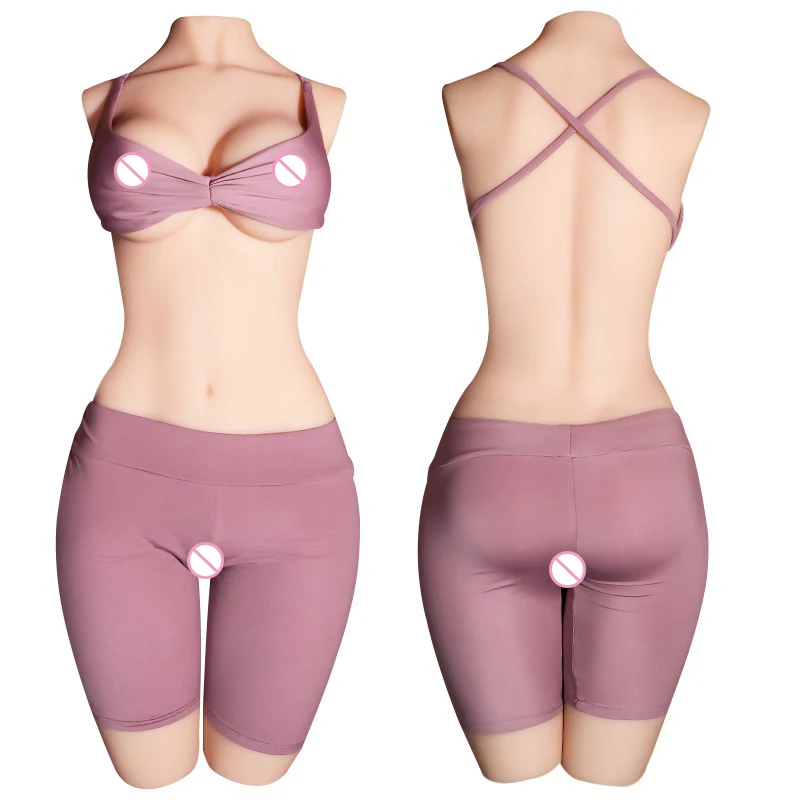 Muñeca sexual de medio cuerpo para hombres adultos, maniquí de amor con