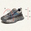 5cm Air Mesh Genuine Leather Flats Women Platform Wedge Summer Fashion Loafer Chunky Sneakers Mixed Color Comfy Shoes Vulcanize 2