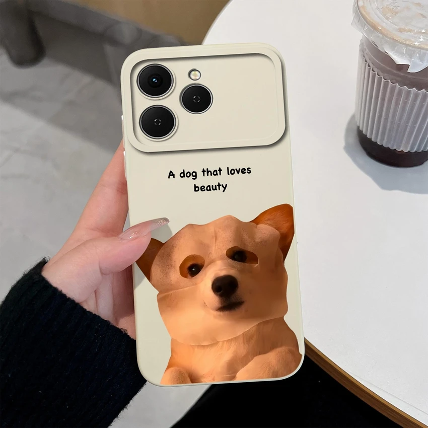 Cute Chubby Girls Pattern Shockproof Silicone Phone Case with Screen Protector