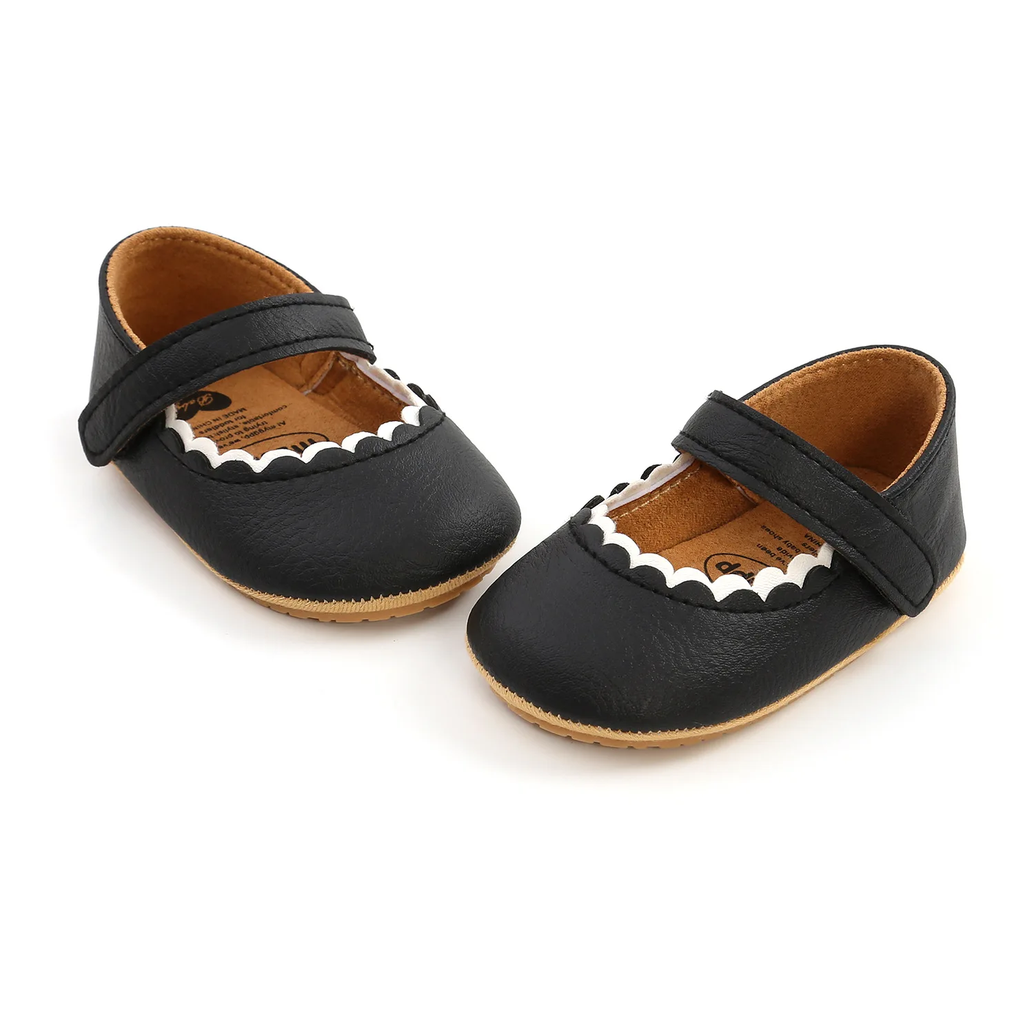 Meckior Baby Jungen Mädchen Schuhe Säugling Leder Gummi Sohle Anti-rutsch Kleinkind Erste Wanderer Krippe Schuhe Neugeborenen Mädchen Prinzessin – Detail 25