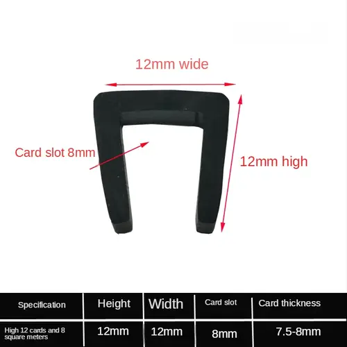 1/2/3/5/10M Black Rubber Edge Strip U Section Anti Oil Seal Edge Shield Encloser Inner Width 0.5-10mm High 5-15mm - Image 20