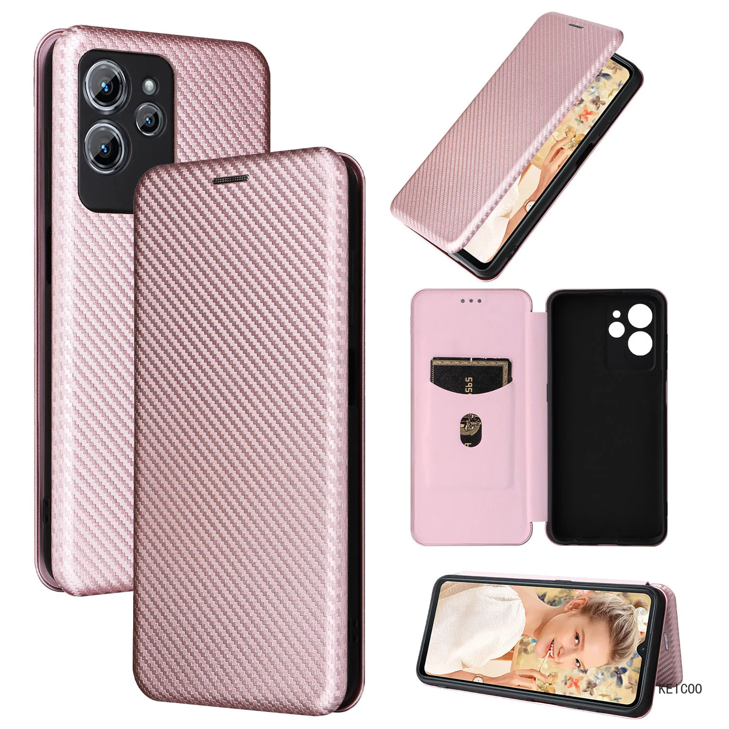 

Зажим для бумажника с отделением для карт для Oukitel C32 C31 C25 C22 C21 C19 C17 C23 C21 C18 C17Pro противоскользящее кольцо