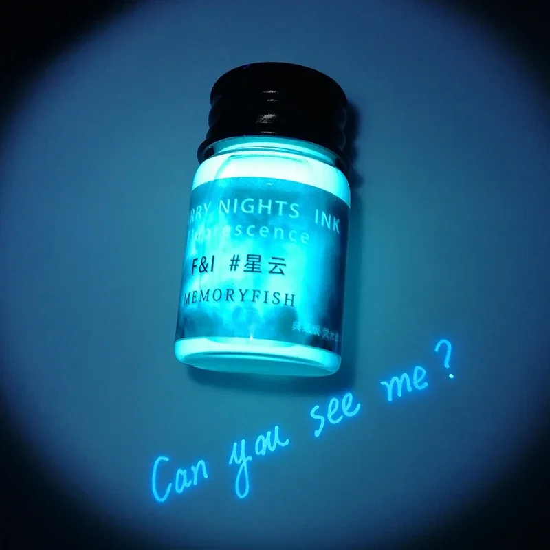 Light Rays Ink Creative UV Ray Invisible Fountain Pen Ink Night Light Fluorescence Dip ...