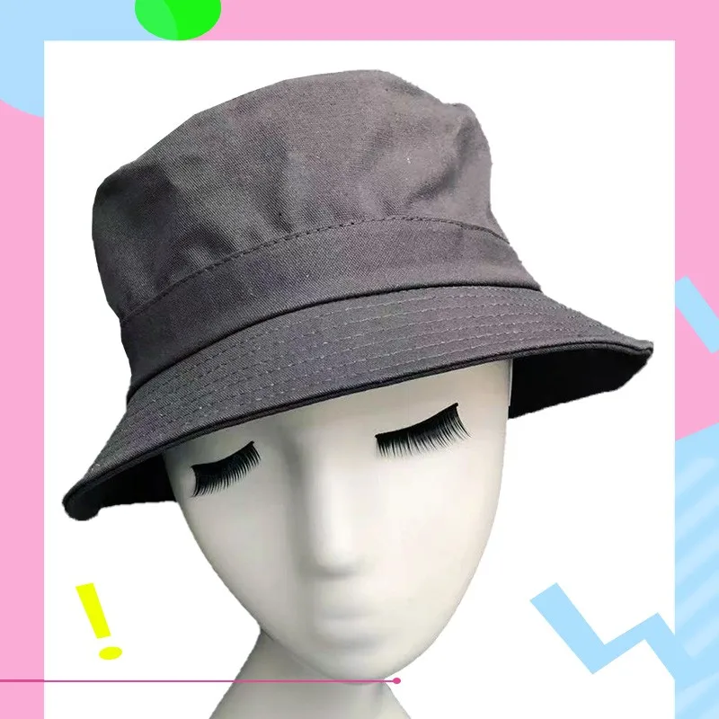 frog bucket hat Sunt Solid Color Spring And Summer Panama Fashion Circle Small Side Beautiful Fisherman's Hat sun bucket hat Bucket Hats