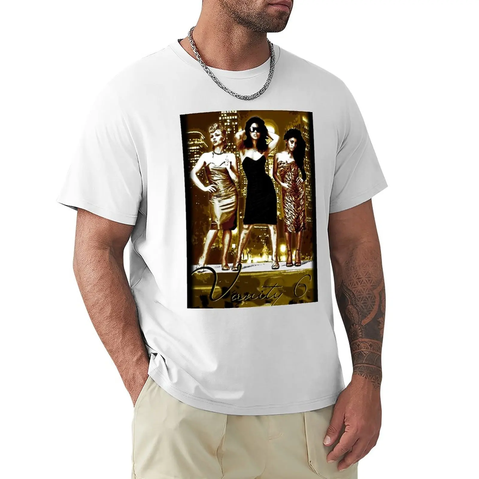 

Vanity 6 Poster T-Shirt oversized plain quick-drying T-shirts for men cotton