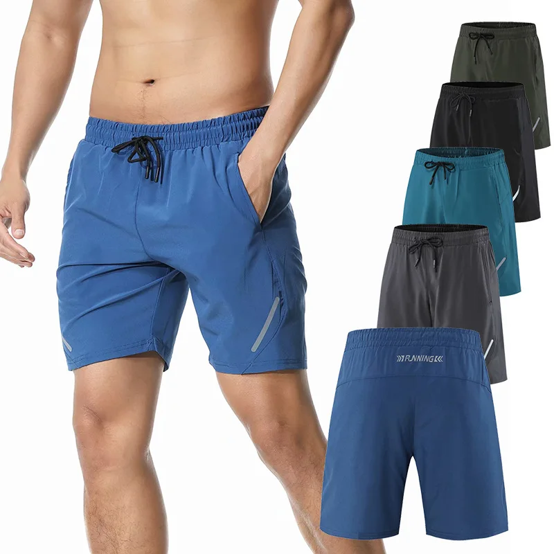 Loose Fitting Sports Pants Quick Drying Men's Running and Fitness Capris Shorts European and American Training Pants