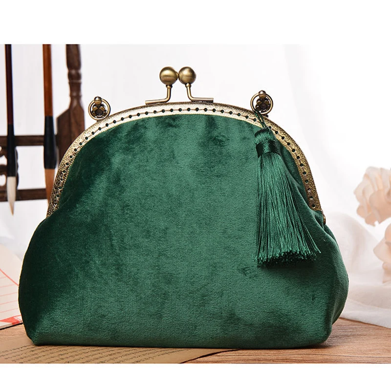 Vintage Mother Gift Bag Chic Lady Bags Women's Handbags Purses Fringe Tassel Women Bags 120CM Chain