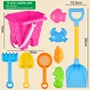 Beach Sand Tools Sets Toys Castle Bucket Kids Sand Mold Children Summer Toys For Seaside Beach Play Sand Water Game Snow Toys 3