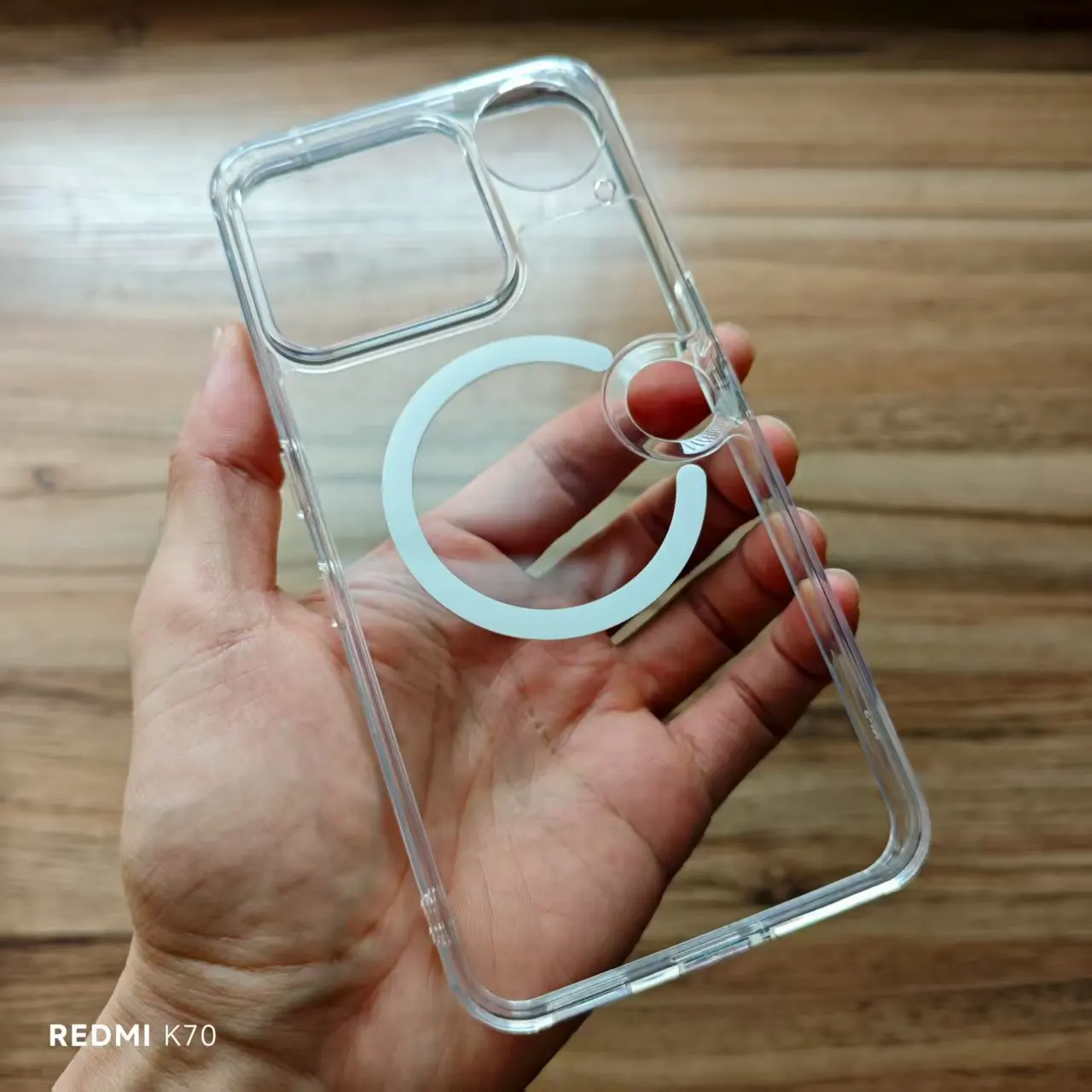 Magnetic Frosted Case with Soft Bumper and Hard Back Plate