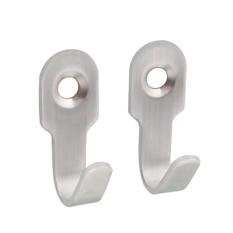 

10 шт., настенные крючки из нержавеющей стали