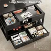 40" Lift Top Coffee Table,4 in 1 Multi-Function Lift Coffee Tables with Storage Drawers and Hidden Compartmen 4