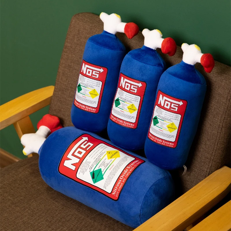 Soft 30/45cm Reality Nitrogen cylinders plush Pillow Car Waist By A Modified Personality Pillow Soft Cushion Room Decor Gift 3