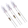 20PCS Neon Indicator Lamps With Resistance Connected To  220V 4.2*0.5cm Neon Glow Lamp Mains Indicator-Red Light 4