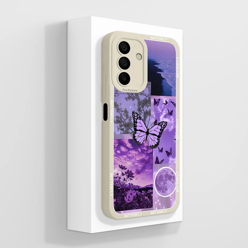 Beautiful Prairie Lamb Pattern Soft Liquid Silicone Phone Case