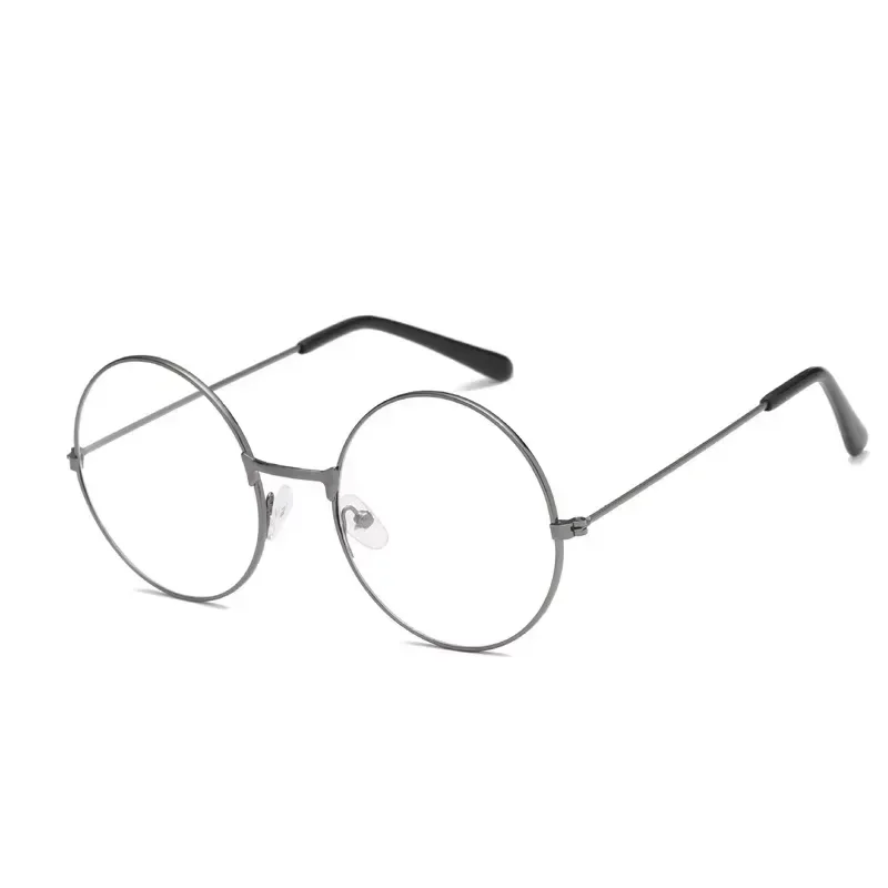 Vintage Circular Cosplay Eyewear - Unisex Retro Jewelry Accessory Prop