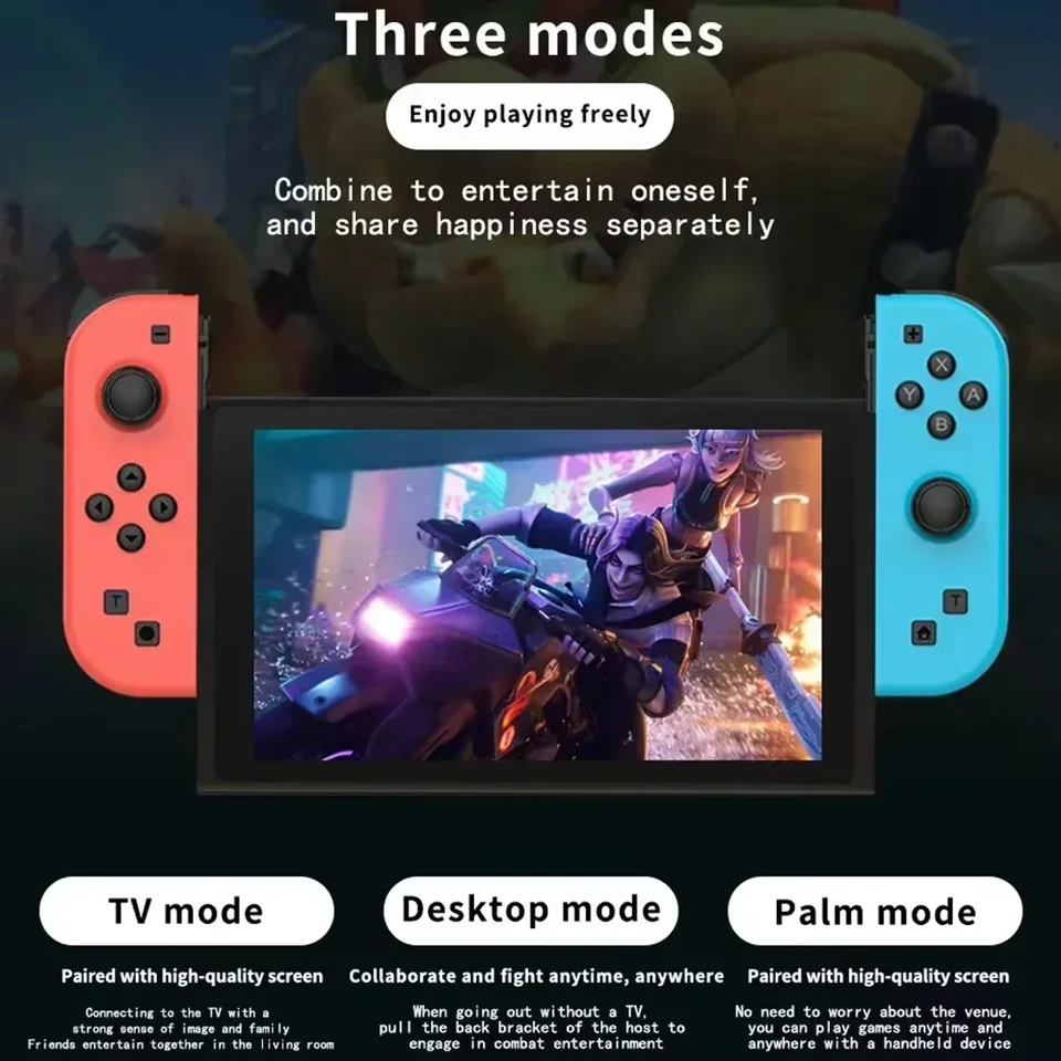 For Joy Pad Joystick For Nintendo Switch/Ios/Android/Pc Bluetooth Wireless Controller Gamepad With Trubo Video Game Consoles