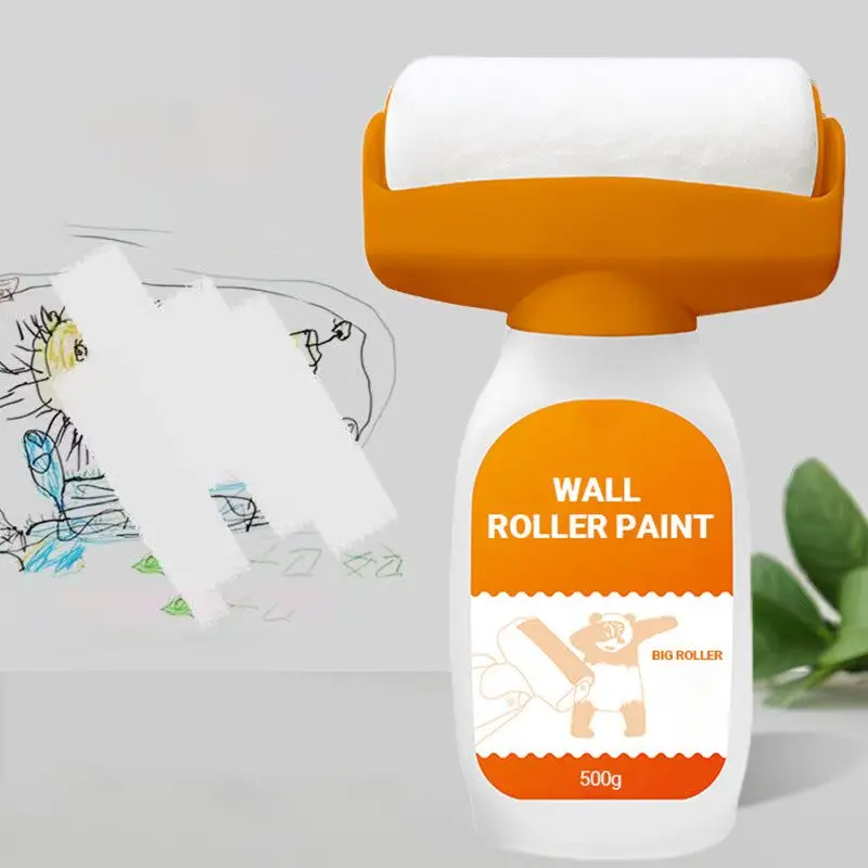 

Antibacterial Wall Paint Waterbased Repair Net with Rollinsmell Household Latex Paint White Small Roller