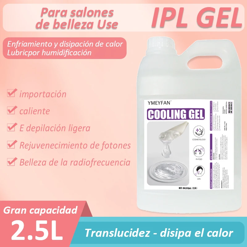 2.5L Gel Conductor Radiofrecuencia y Cavitacion Clear Contact Gel for Ultrasound Beauty Face and Body Skin Care