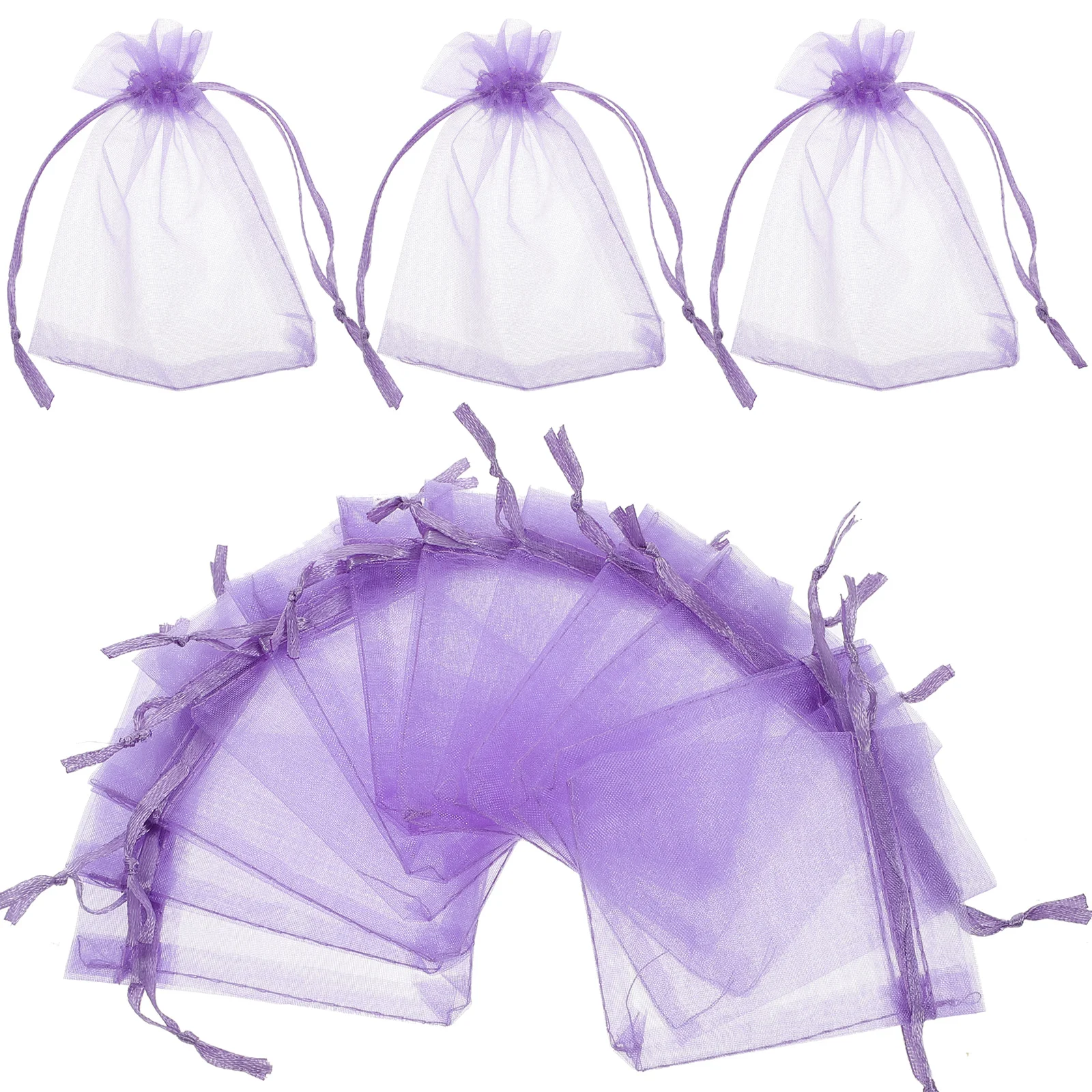 Zasjon Sacchetti in Organza 20x30cm, Sacchetti Regalo Multicolore con Coulisse per Matrimonio e Feste