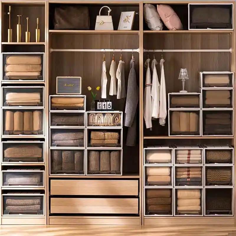 Mesterco Japanese Sle Plastic Storage Box Der pe Organizer for Underwear Cosmetics Home Miscellaneous Items