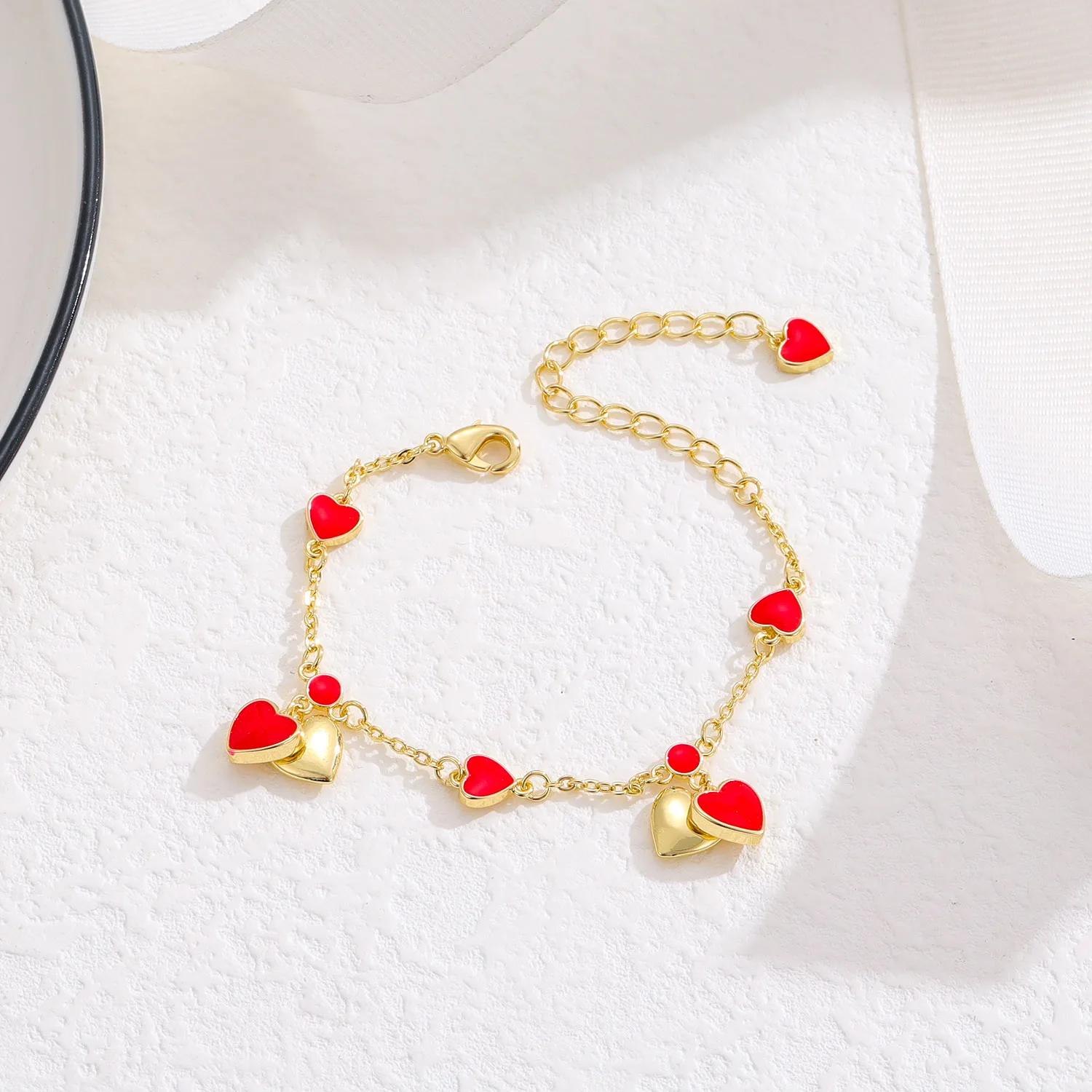 Little Heart Children's Hanging Bracelet Cute Wear Everyday Autumn bangle bracelet