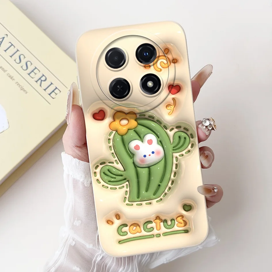 Floral Duck & Cat Soft Silicone Shockproof Phone Case