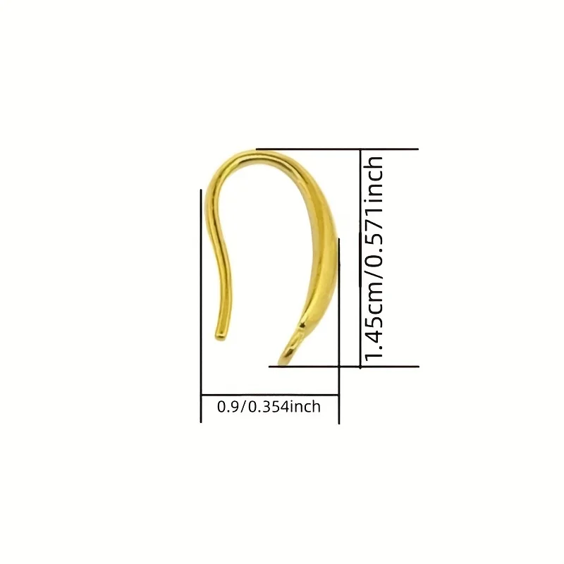Elegant Silver-Plated Engraved Ear Hooks