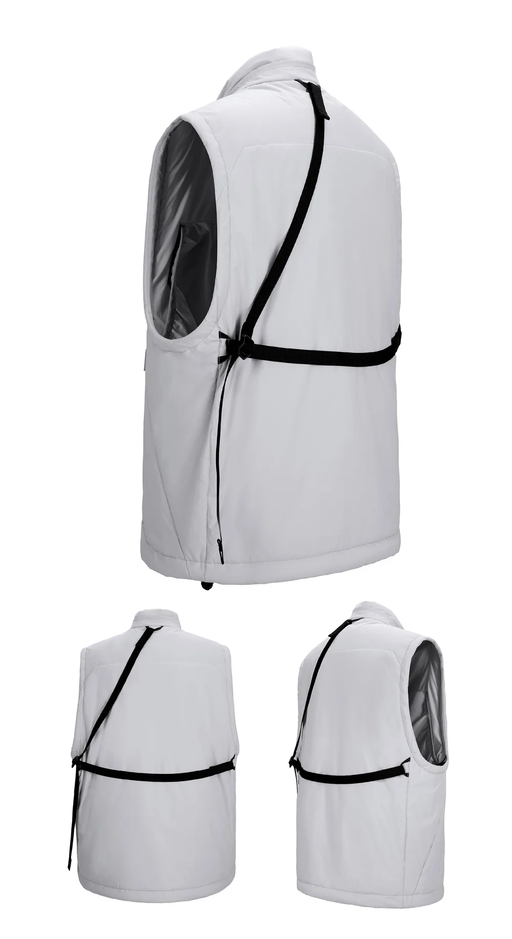 Reindee lusion 23aw standing collar outdoor thinsulate vest padded multiple pockets carrying strap techwear gorpcore