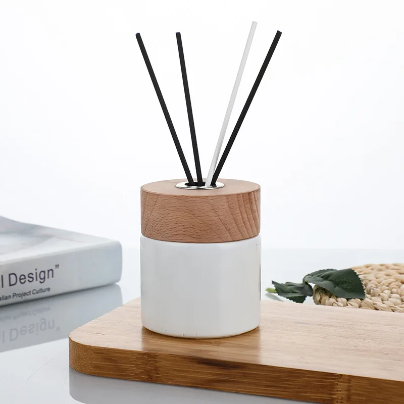 Cylindrical Empty Bottle for Aromatherapy, Essential Oil,Perfume Separately Bottle, Reed Diffuser, Decorative Container 100ml1Pc